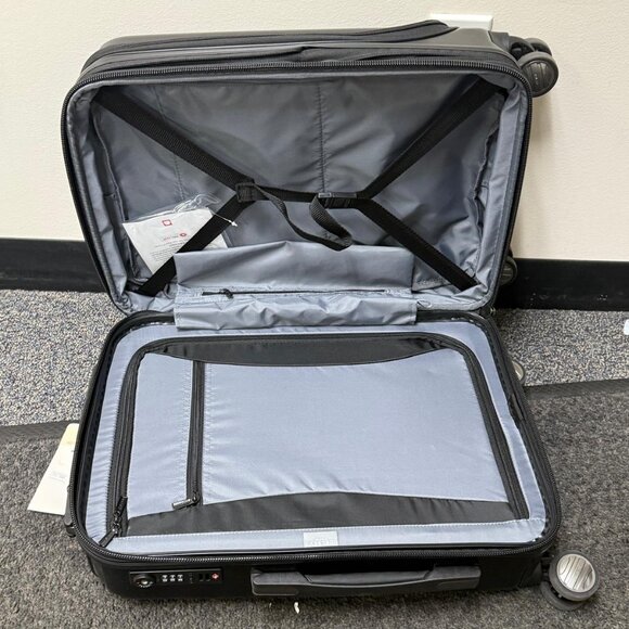 DELSEY PARIS Titanium Hardside Expandable Carry-On 21" Spinner Luggage Graphite - Picture 7 of 8